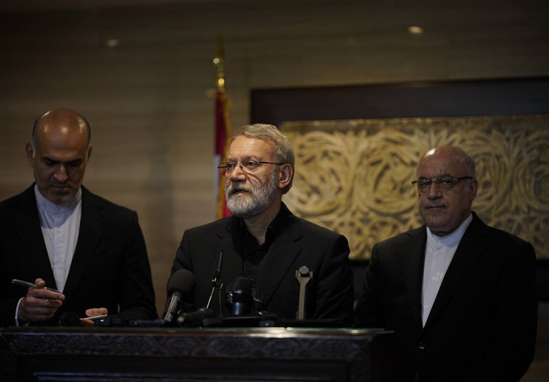 لاریجانی در بیروت: مقاومت سرمایه ملی لبنان است؛ ایران قصد دخالت در امور این کشور را ندارد